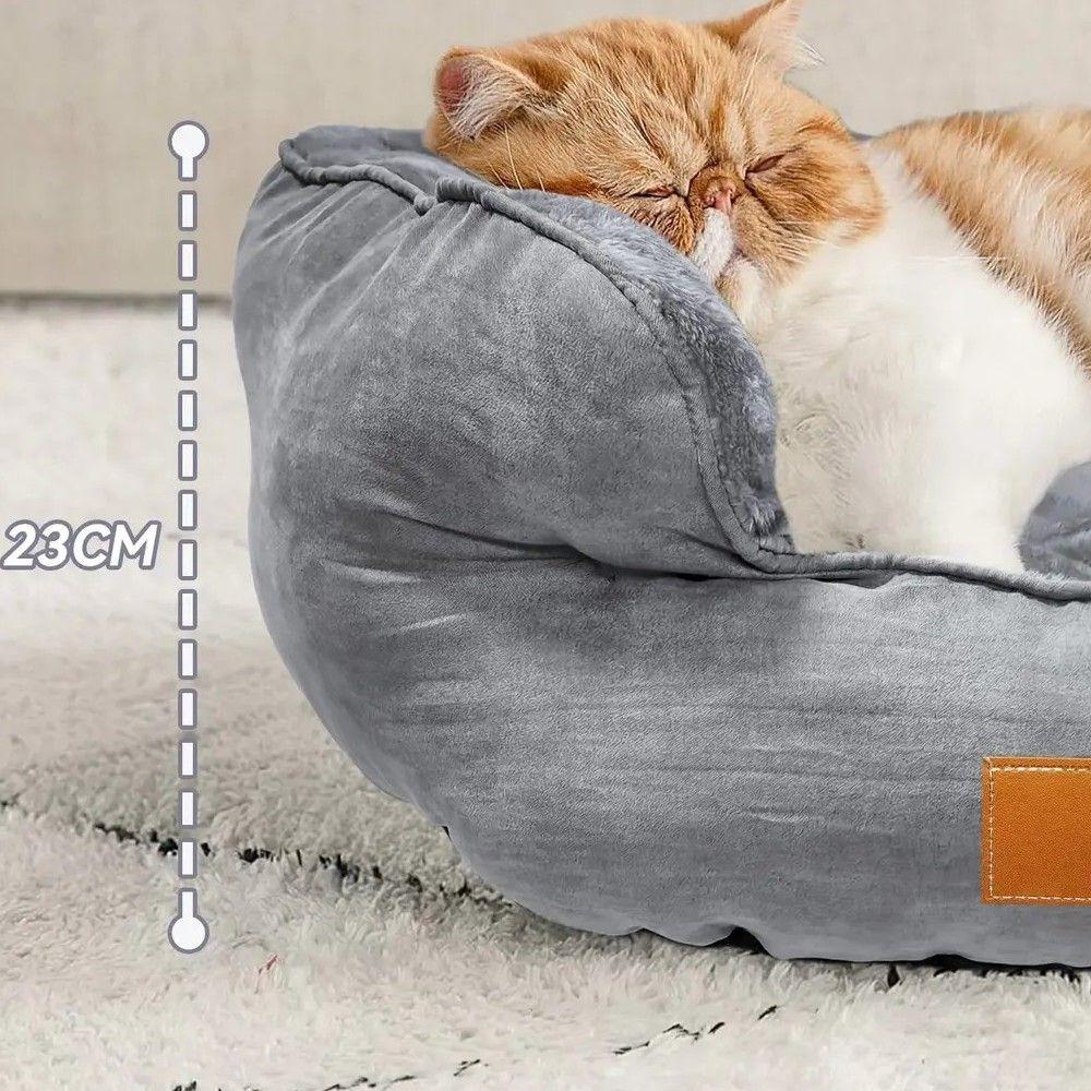 Cama Antiestres Para Perro Gato Con Cojin Reversible 60x53cm-4