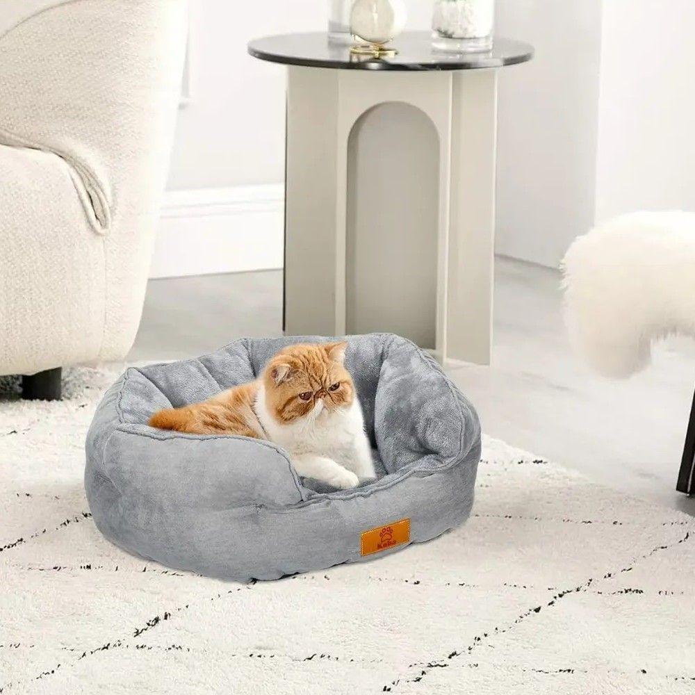 Cama Antiestres Para Perro Gato Con Cojin Reversible 60x53cm-5