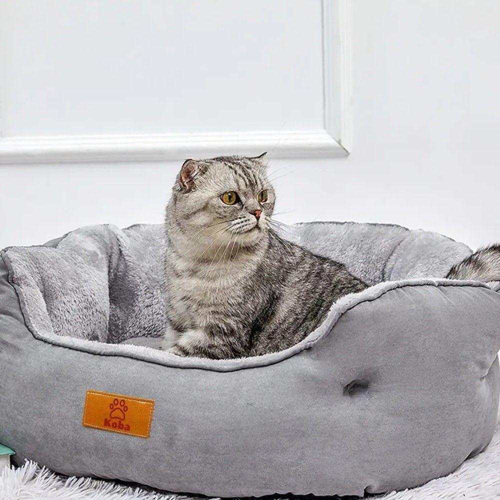 Cama Antiestres Para Perro Gato Con Cojin Reversible 60x53cm-6