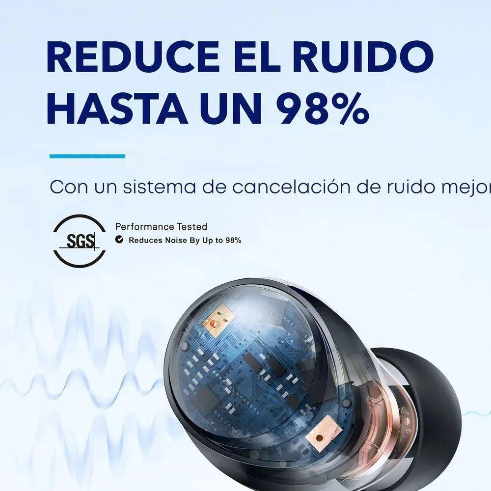 Audífonos Soundcore Space A40 Adaptive ANC 30 Hi-Res LDAC y 50H de Batería - Blanco-1