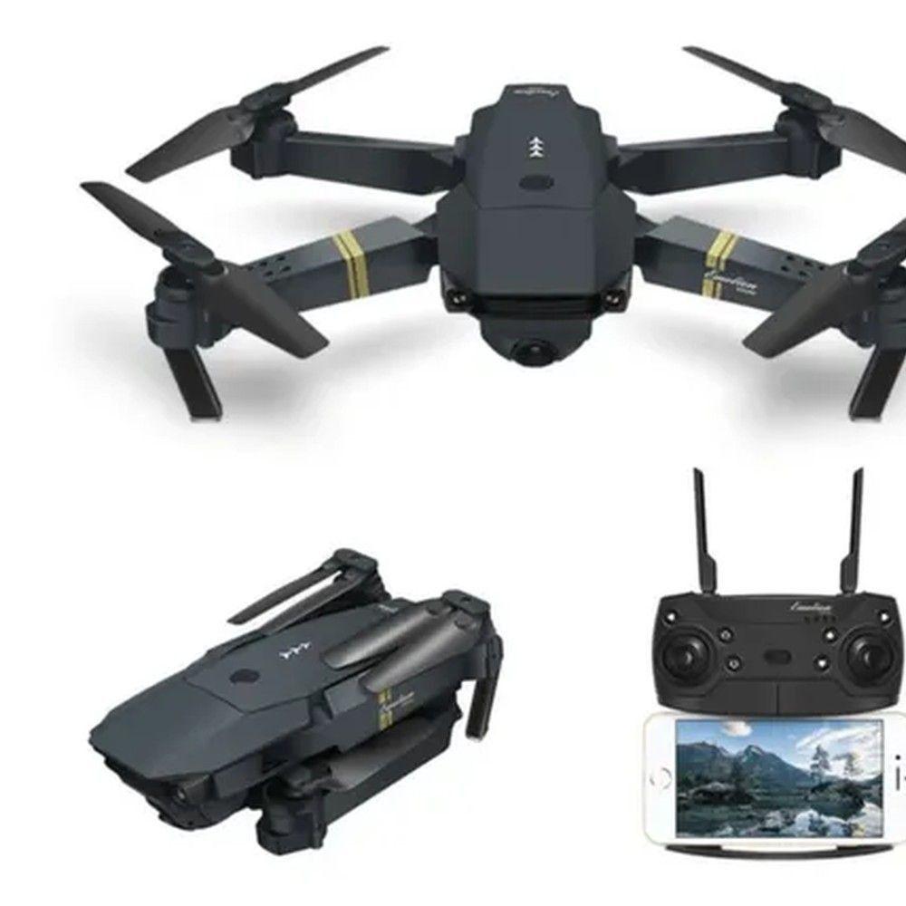 Drone E58 Pro Recargable Cámara 4k Wifi 2.4ghz 4 Ejes Rc Color Negro-0