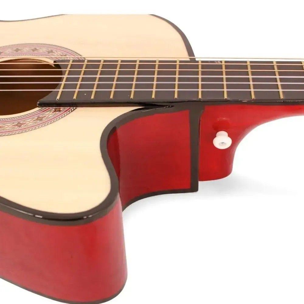 Pack Guitarra Acústica + Funda + Atril + Afinador + Correa-2