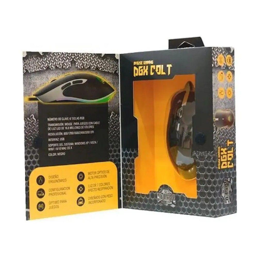 Mouse Gamer Colt DGX Retroiluminado, Alta Precisión, Diseño Ergonómico GAMER-2