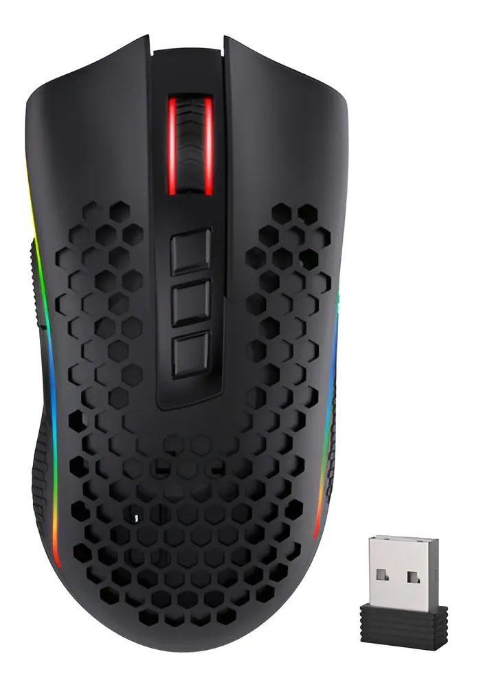 Mouse Gamer Wireless Redragon Storm Pro Black M808-1