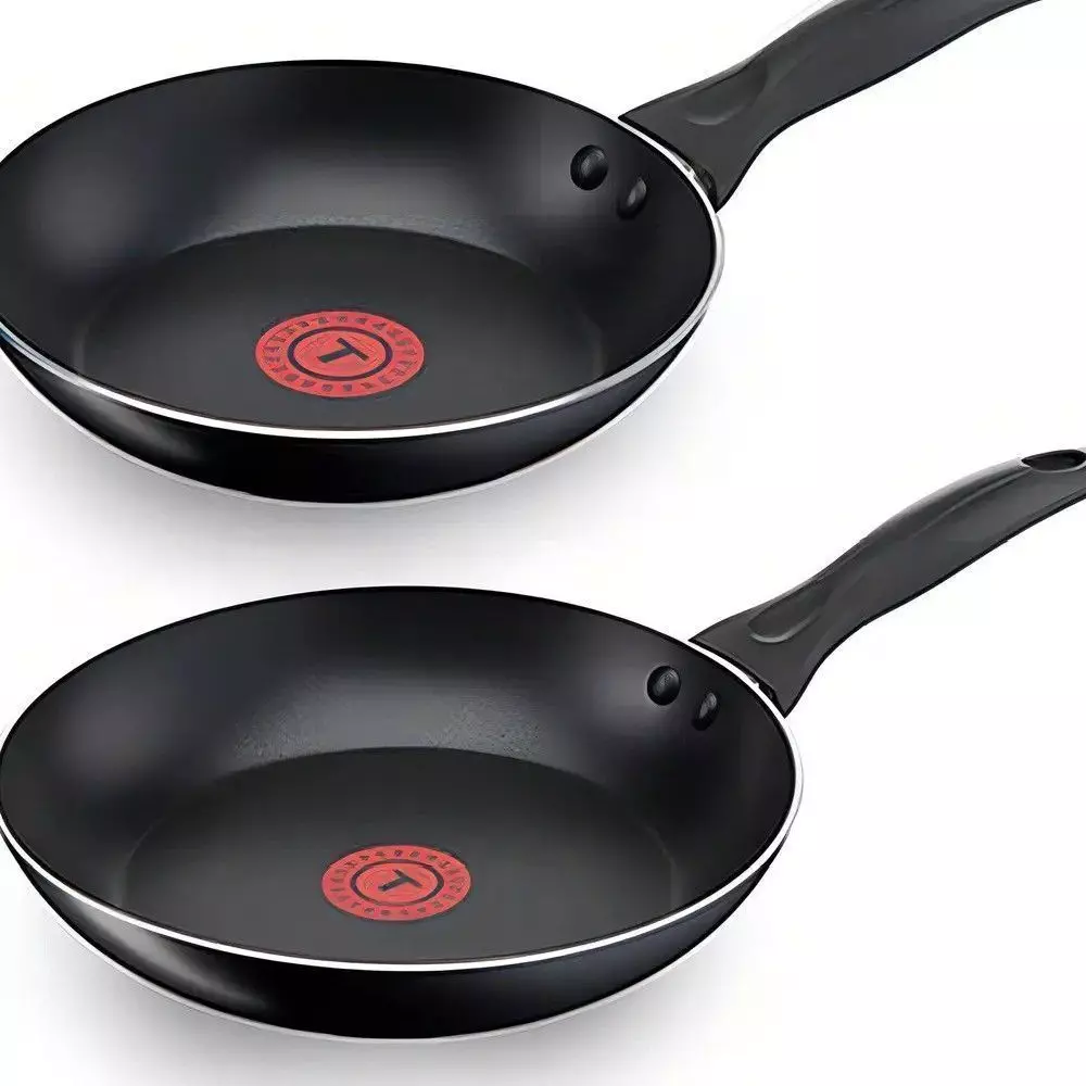Set Sartenes 20 y 26cm Cook Tefal Negro-0