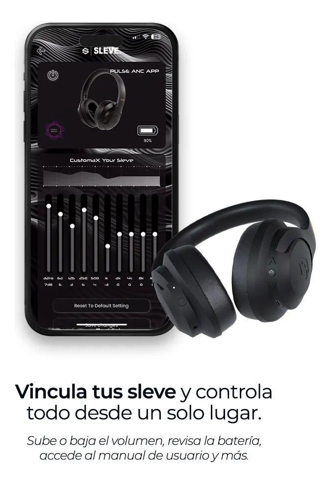 Audífonos Inalámbricos Bluetooth Sleve Pulse ANC 2 Gen-3