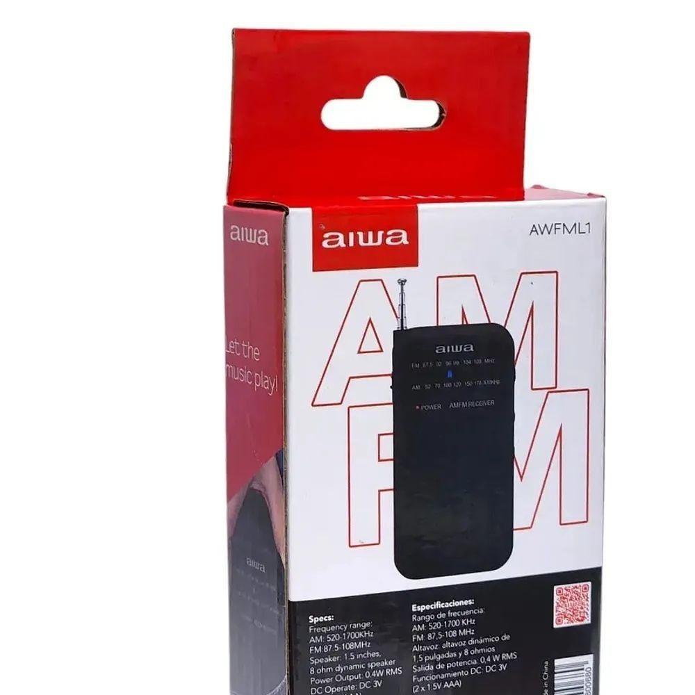 Radio Aiwa Portátil Análoga Fmam-3