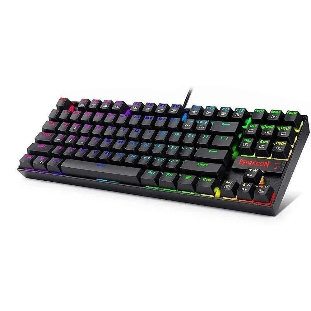 Teclado Gamer Redragon Kumara K552 RGB Mecánico Blue Switch-2