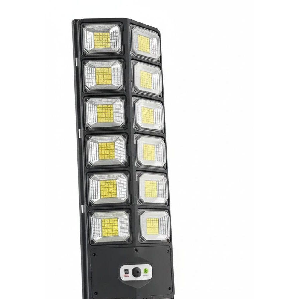 Foco LED Solar Exterior 400W con Sensor de Movimiento Control Remoto y Luz Blanca-0