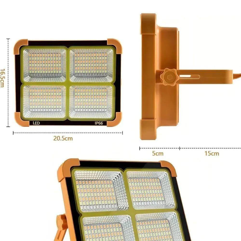 Lampara De Emergencia Solar Recargable Led-2