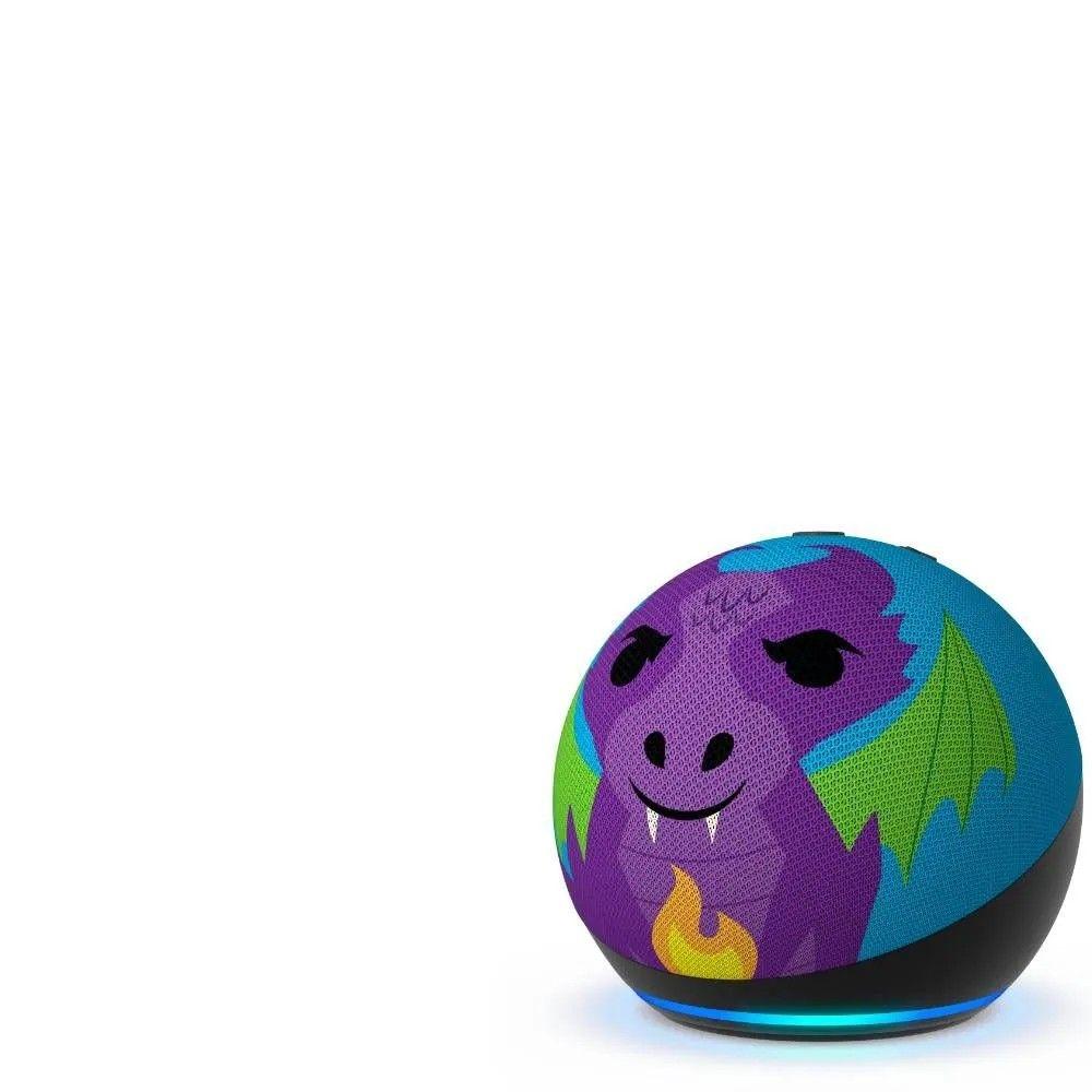 Echo Dot Kids 5° Gen - Dragón de Fuego l Parental + 1 Año Kids-1