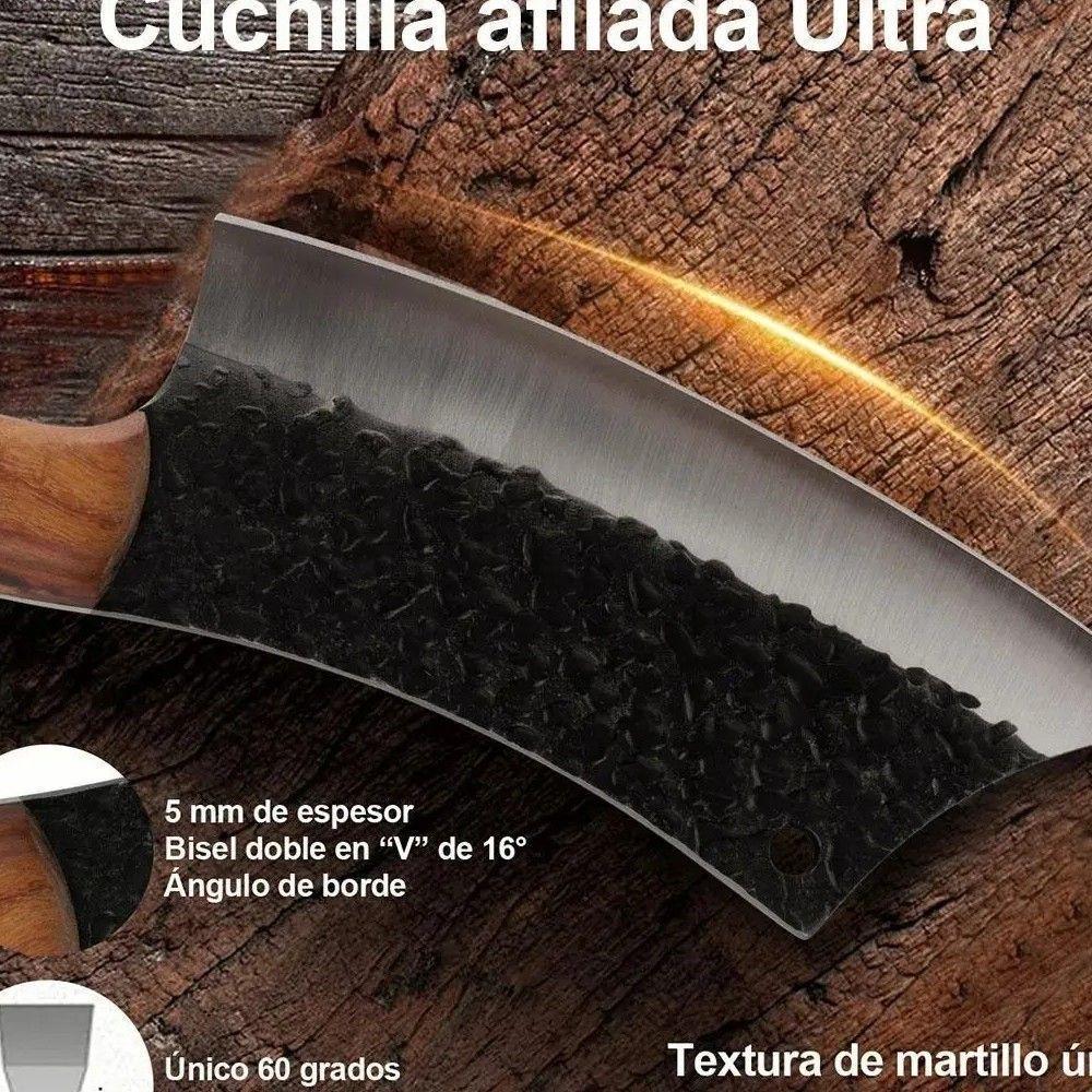 Cuchillo Chef De Cocina Profesional De Acero Forjado A Mano-4