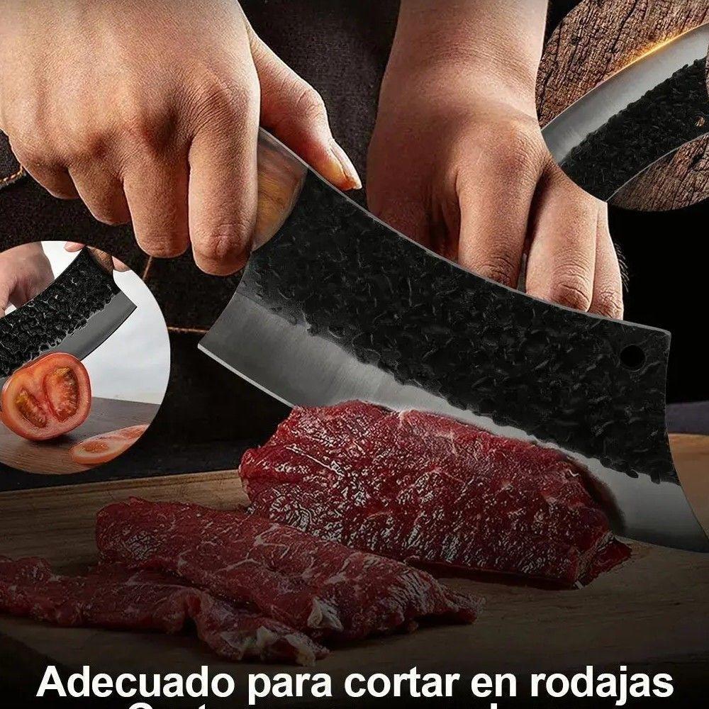 Cuchillo Chef De Cocina Profesional De Acero Forjado A Mano-2