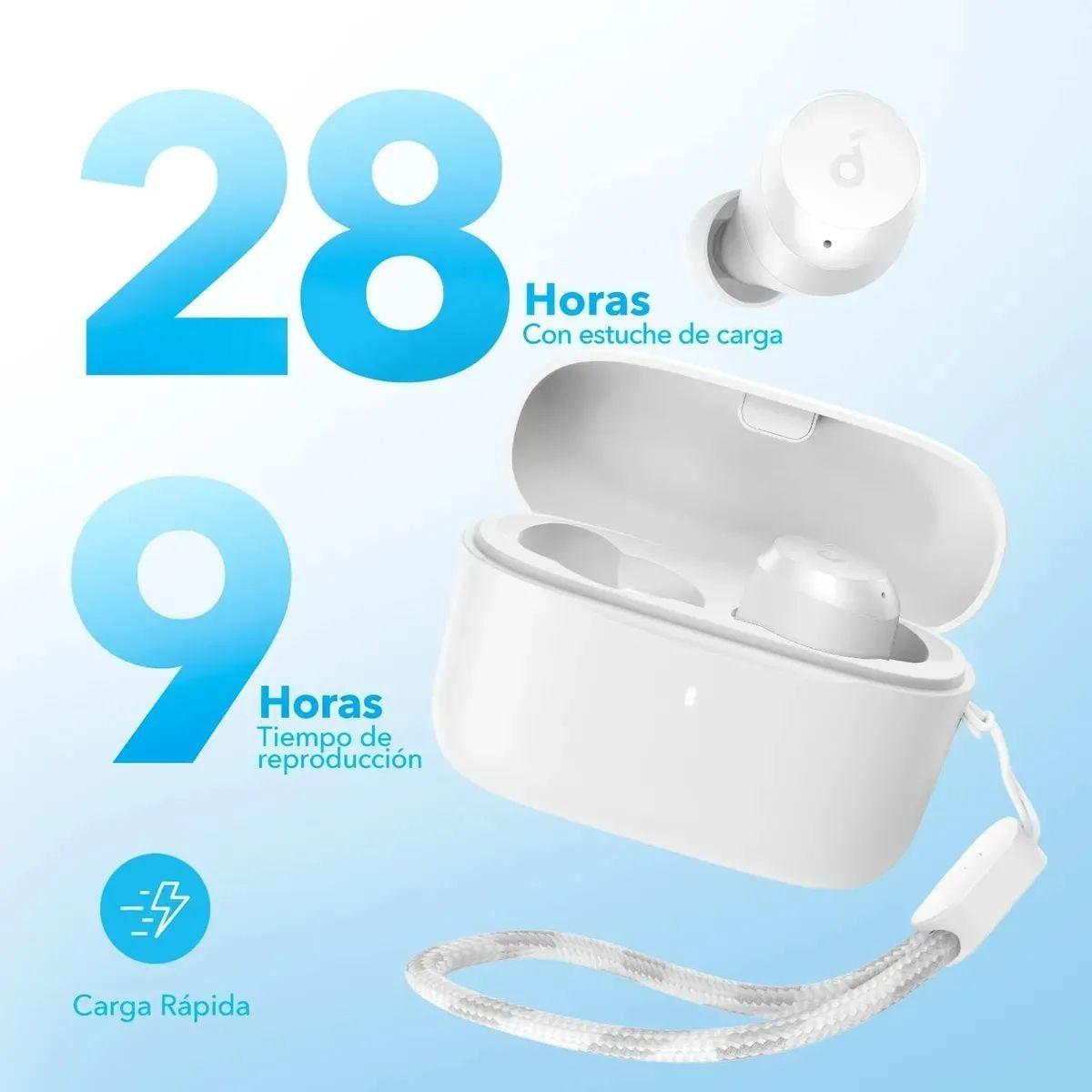 Audífonos Inalámbricos Soundcore A20i Blanco-3