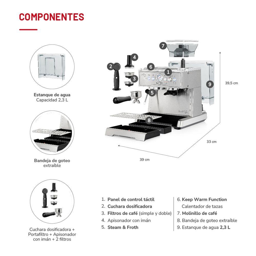 Cafetera Automática BaristaKaffee TH-170EMi-4