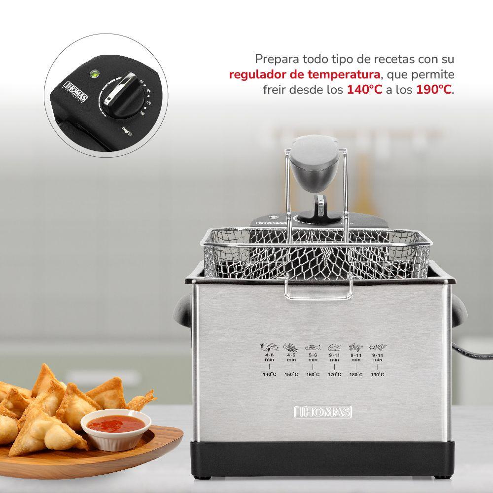 Freidora Eléctrica 5lts TH-DF500-2