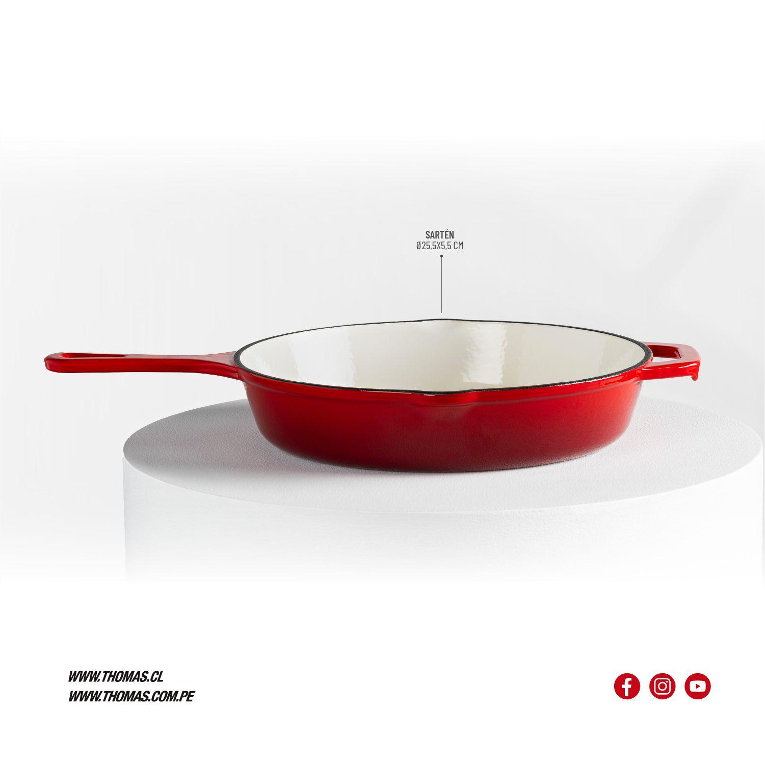 Sarten Hierro Fundido 25cm TH-MS25R-4