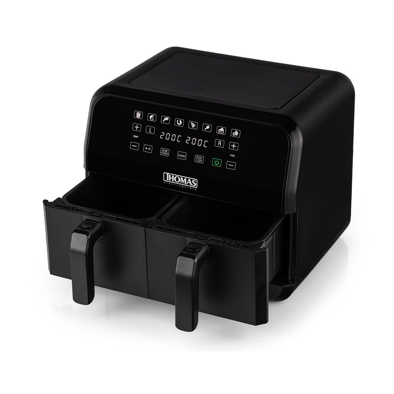 Freidora De Aire Digital TH-AF80Di 2 canastas de 4 lt c/u-4
