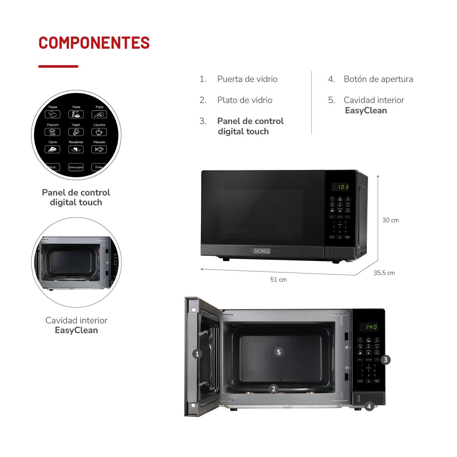 Microondas HeatTouch 30 TH-MW30DN-4
