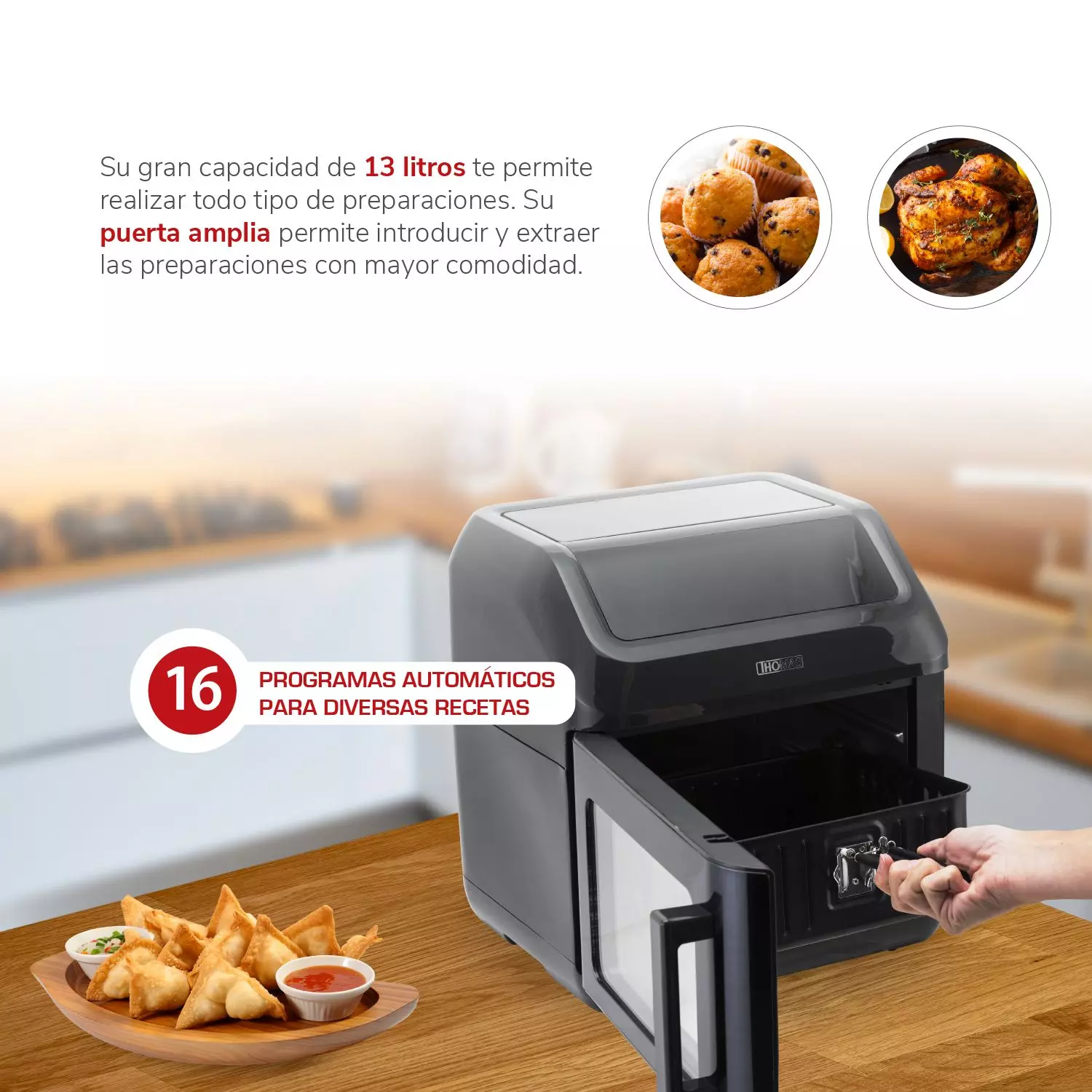 AirFryer OneDoor Digital 13 TH-AF130DV-2