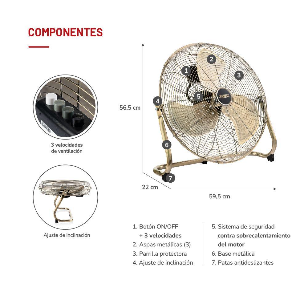 Ventilador Tornado Pro 20" TH-20BNS-4