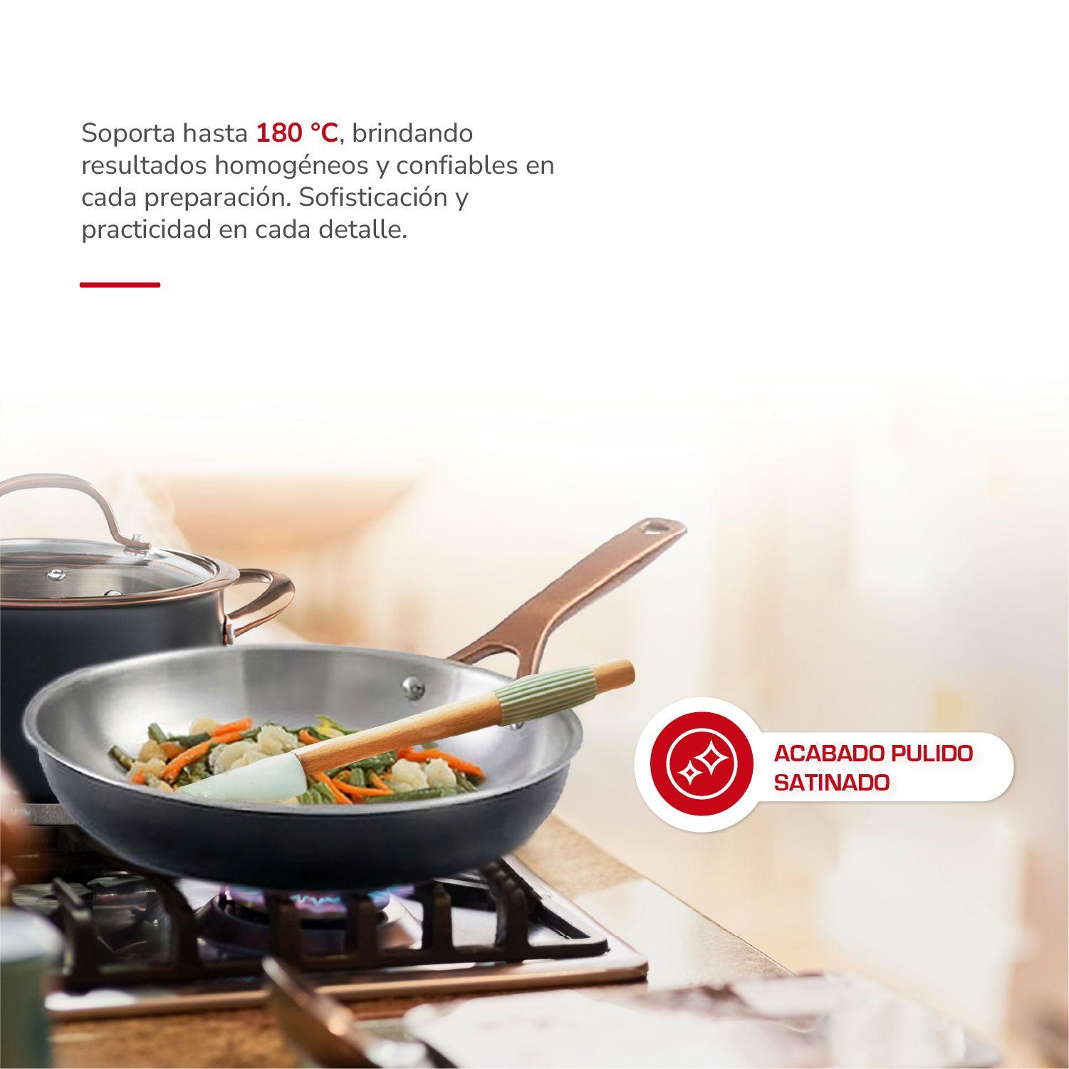 Bateria de cocina Acero Inox Mate 7pzas TH-MB07NC-2