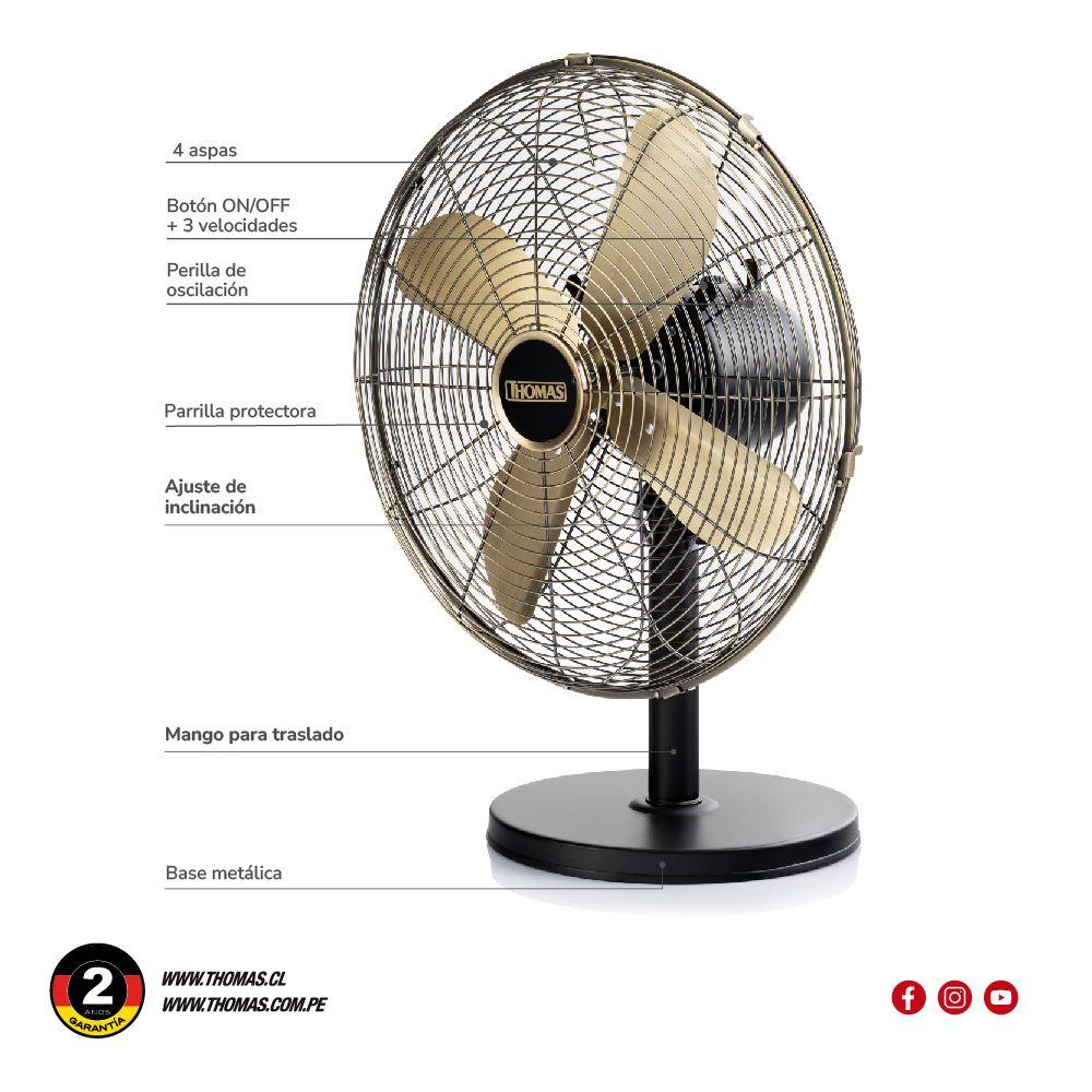 Ventilador de Mesa 16" TH-16BNM-5