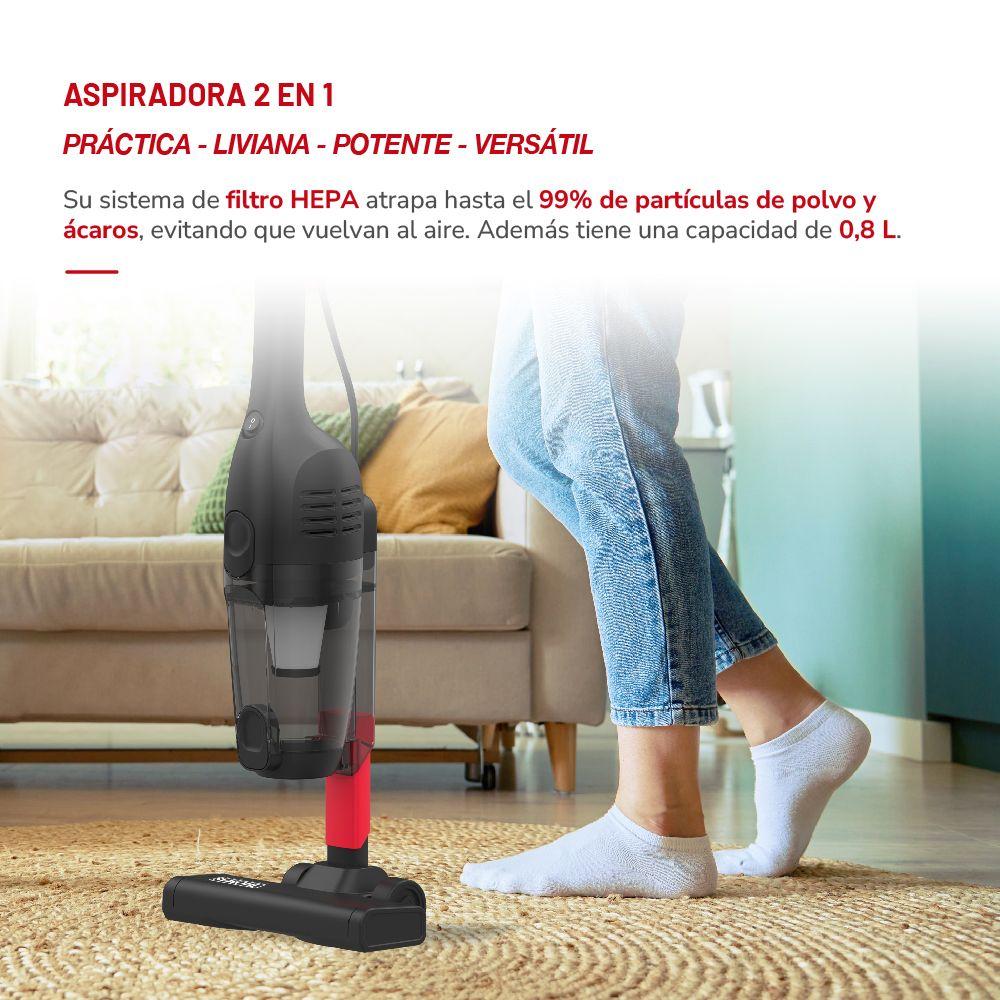 Aspiradora Vertical Thomas 2 en 1, Filtro Hepa TH-1020C-2