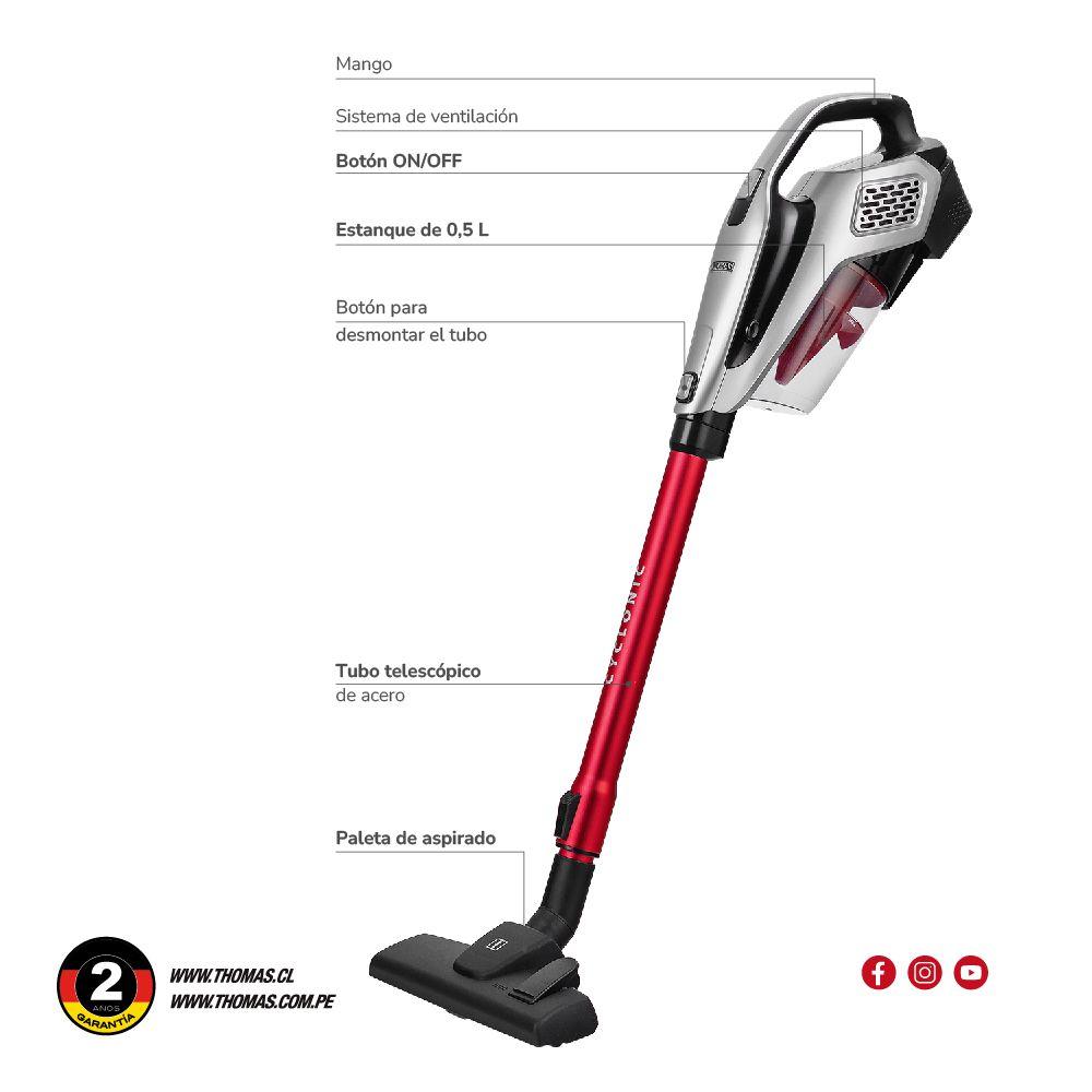 ASPIRADORA BARREDORA THOMAS TH-1022C 2 EN 1 CON CABLE-5