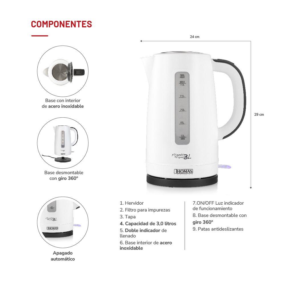 Hervidor Family & Friends TH-4351 de 3,0 lts-4