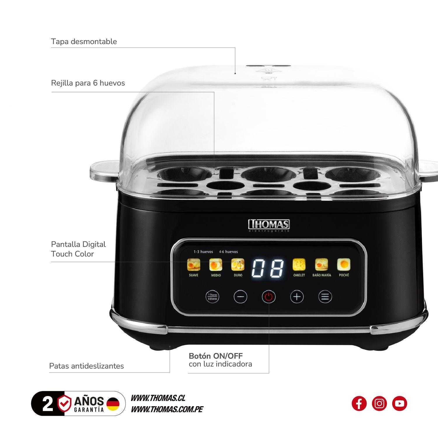 Cocedor Egg Touch DigitalPro 6 TH-85DC-5
