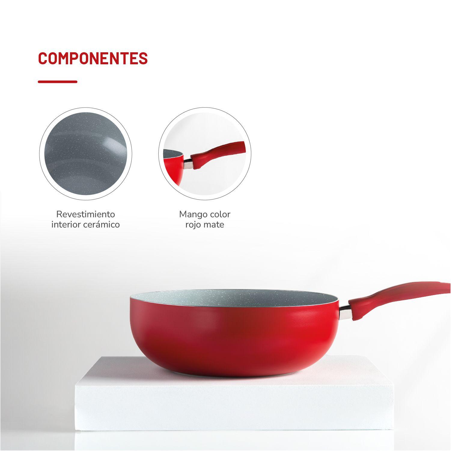 Wok 28cm Aluminio TH-MWK28R-4
