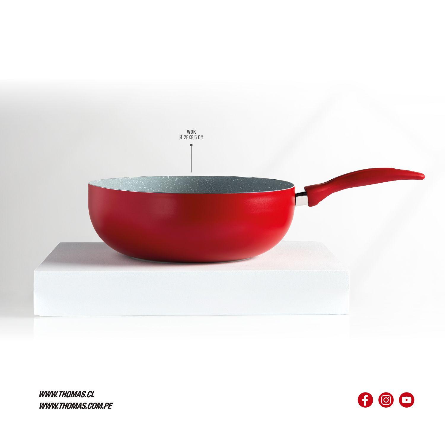 Wok 28cm Aluminio TH-MWK28R-5