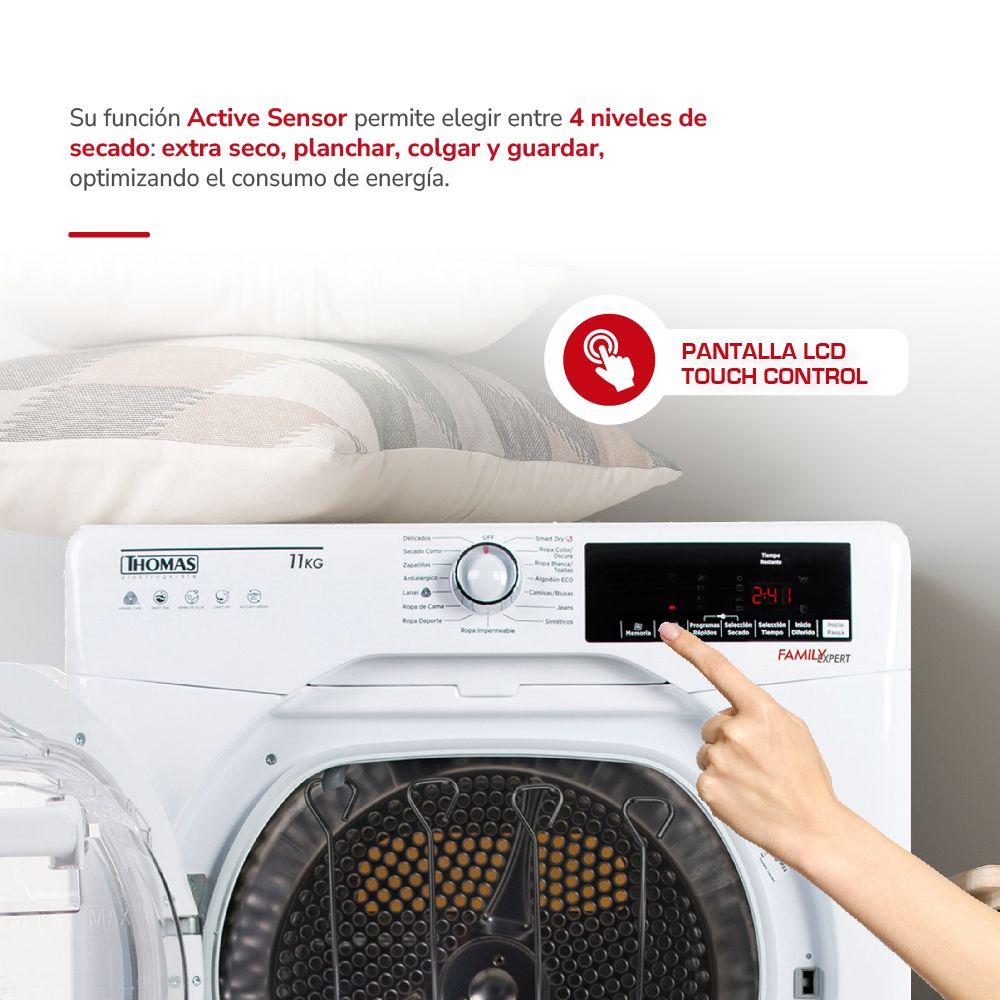 Secadora Eléctrica 11 Kg por Condensación con Bomba Calor-3
