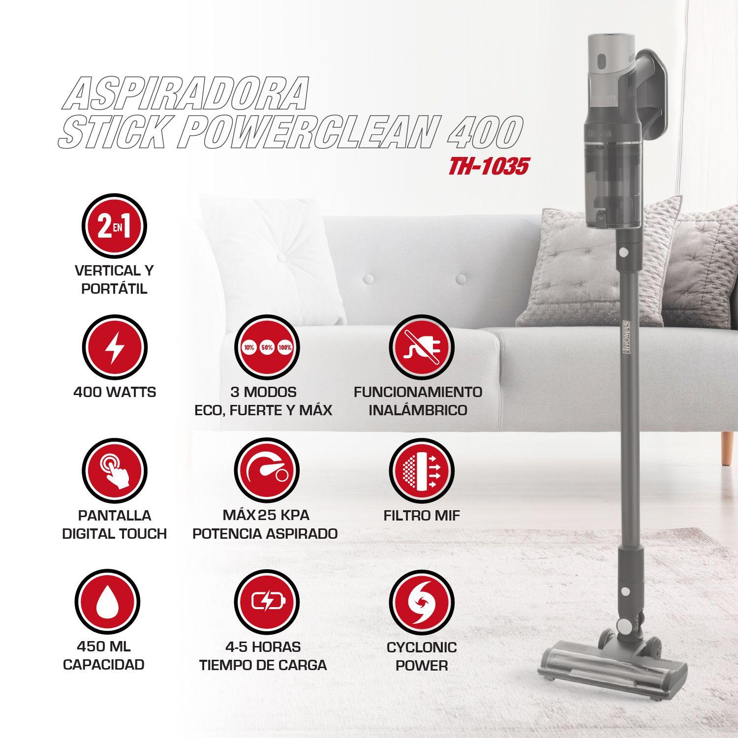 Aspiradora Stick PowerClean 400 TH-1035-1