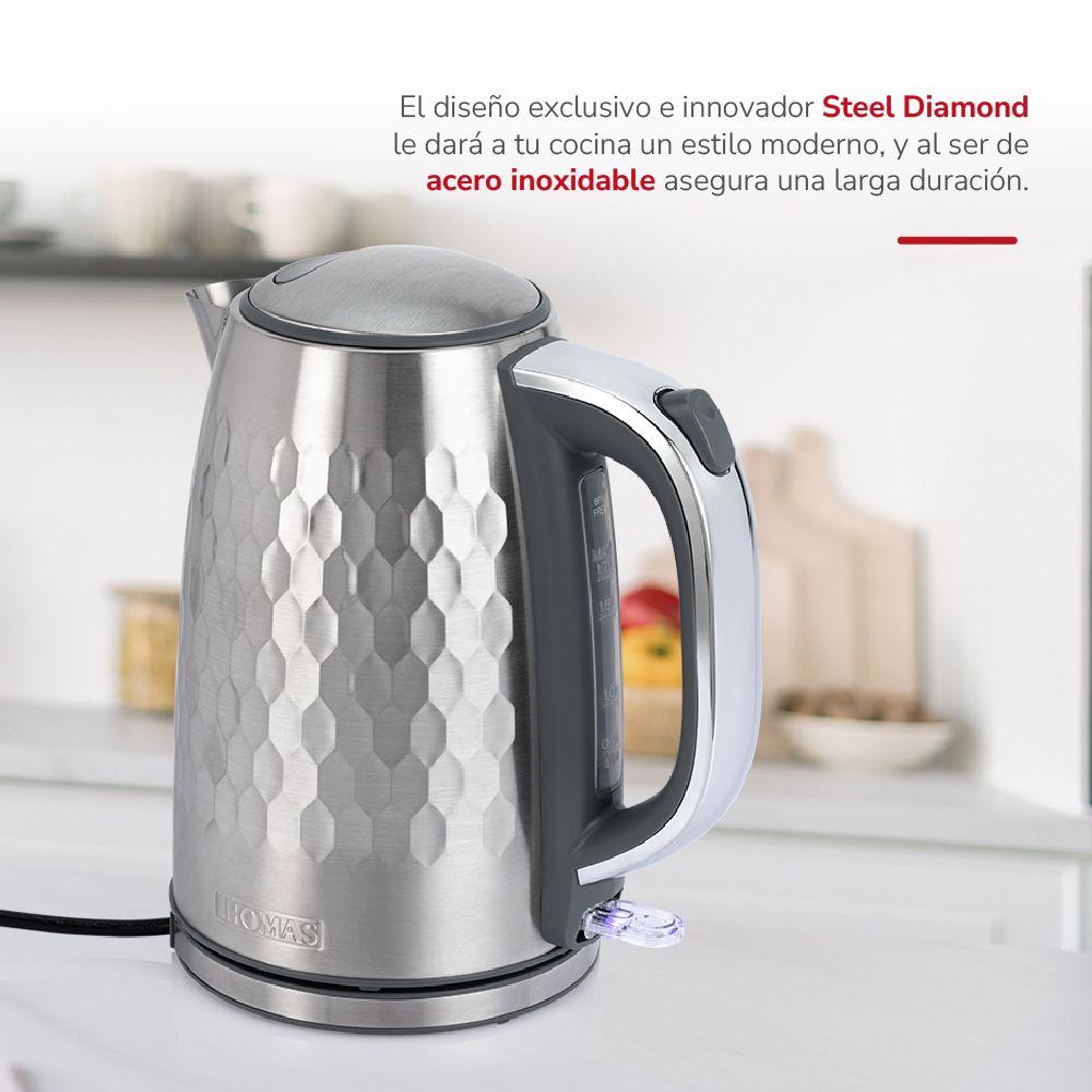 Hervidor Steel Diamond 1.7lts TH-5415i-3