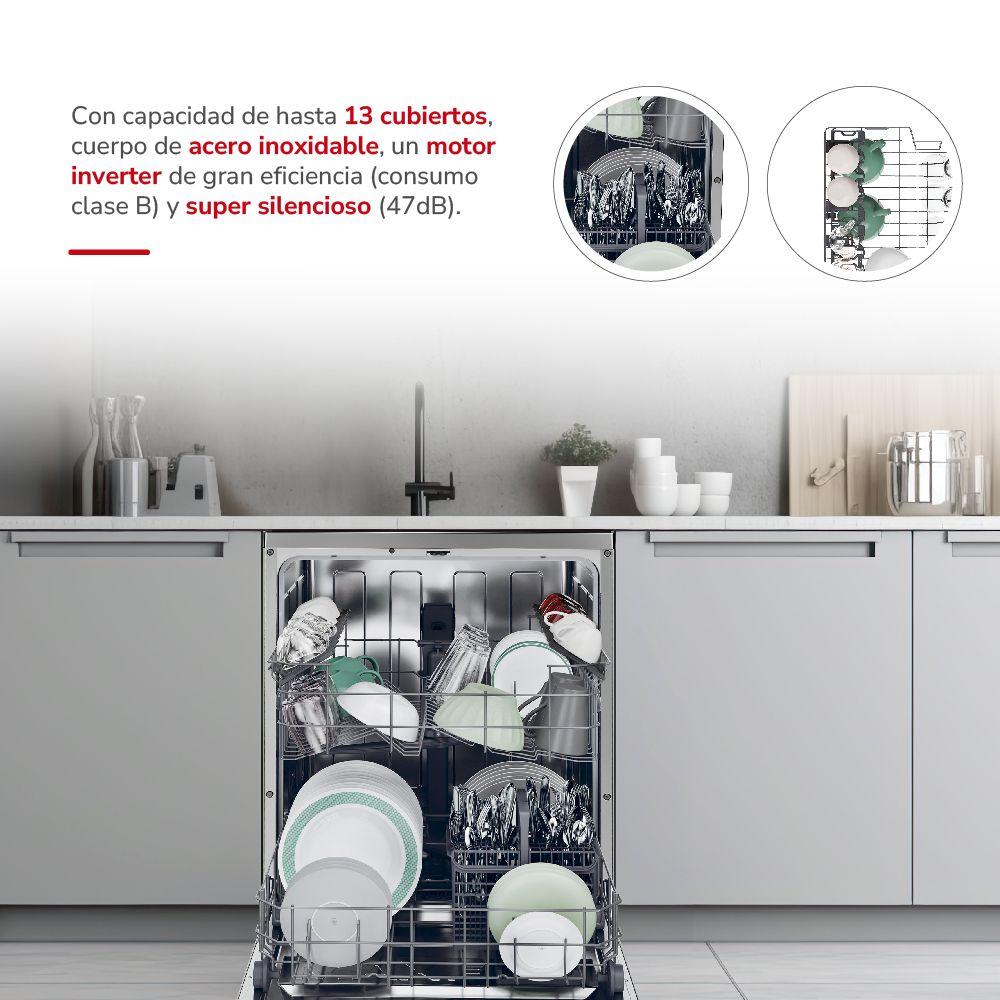 Lavavajillas 13 cubiertos inox silver TH-DW13Ci-2