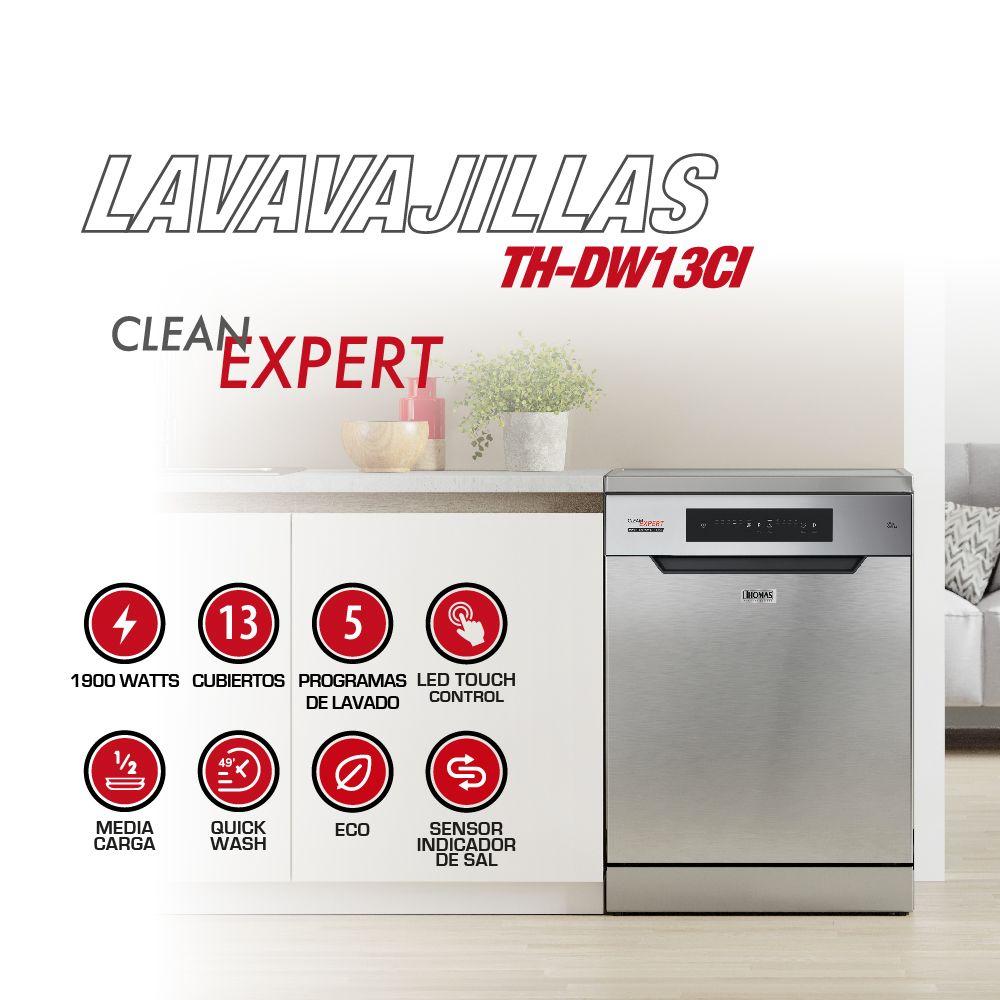 Lavavajillas 13 cubiertos inox silver TH-DW13Ci-2