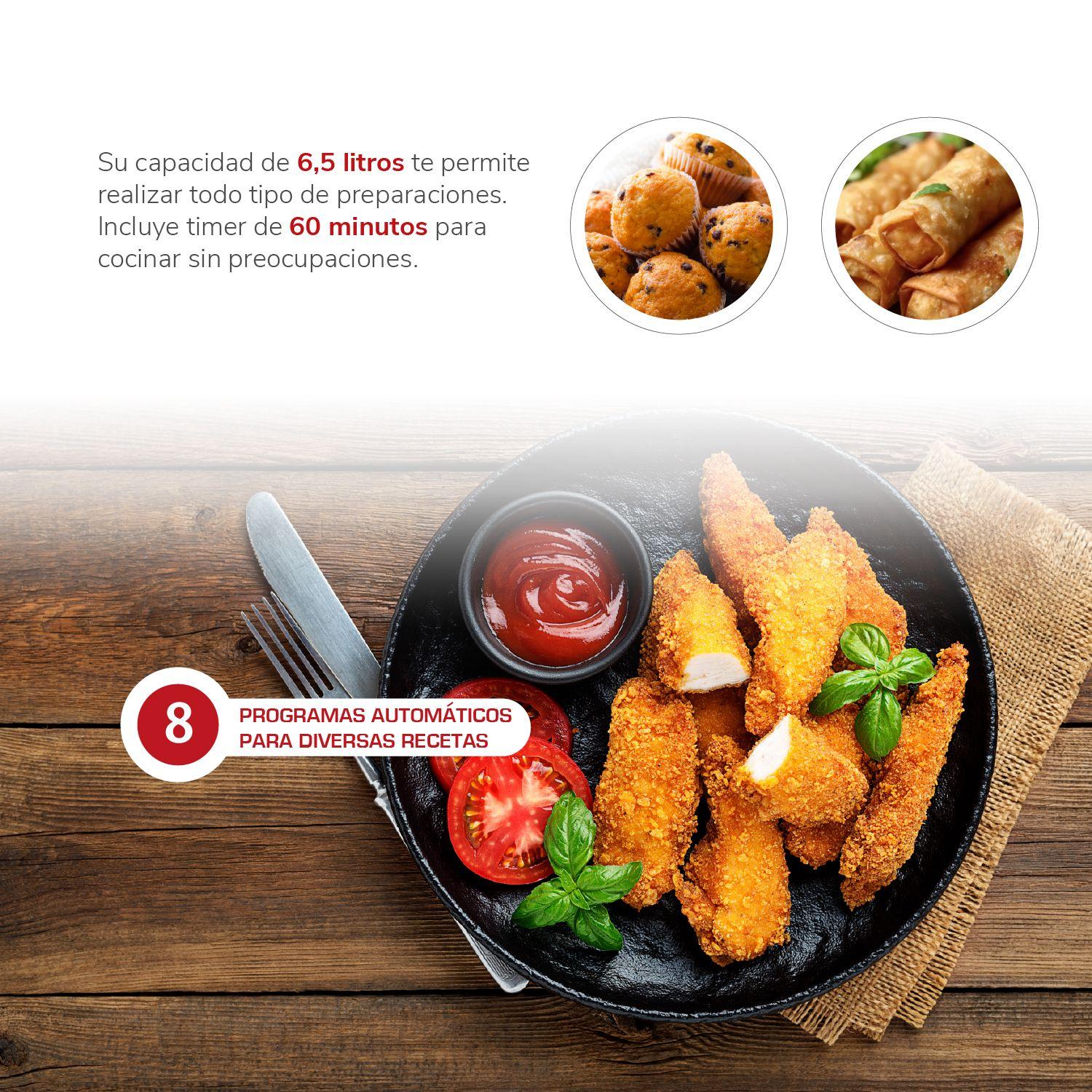 AirFryer Singleblack Digital 6,5 TH-AF60DNV-2