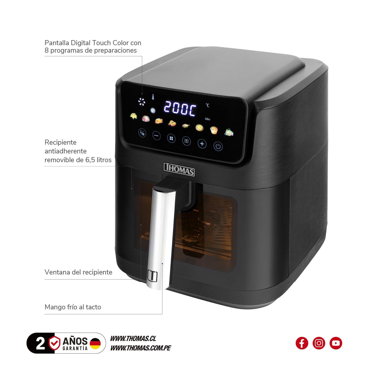 AirFryer Singleblack Digital 6,5 TH-AF60DNV-5