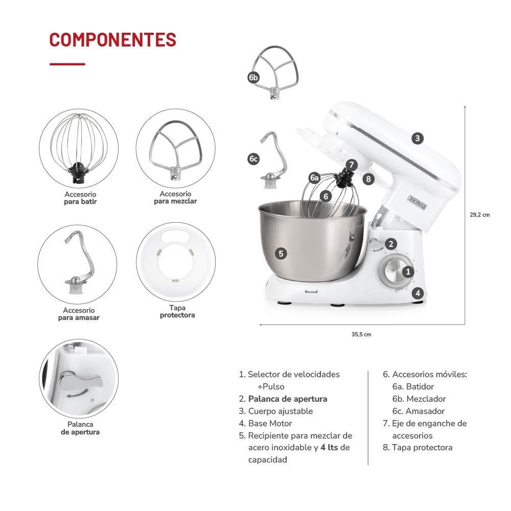 Batidora Pedestal Planetaria TH-911B-4