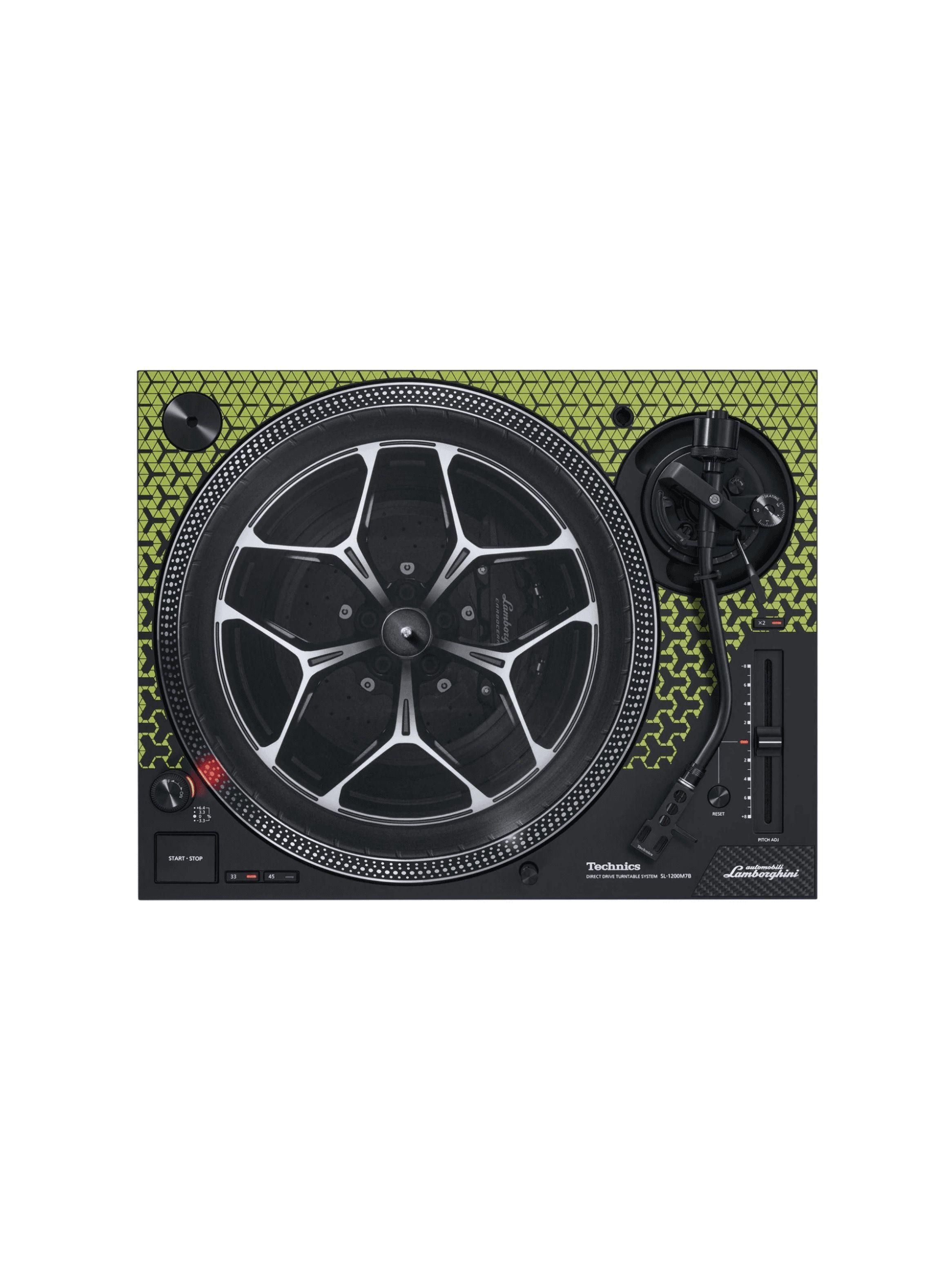 Tornamesa Technics SL-1200 Lamborghini Edition Verde-2