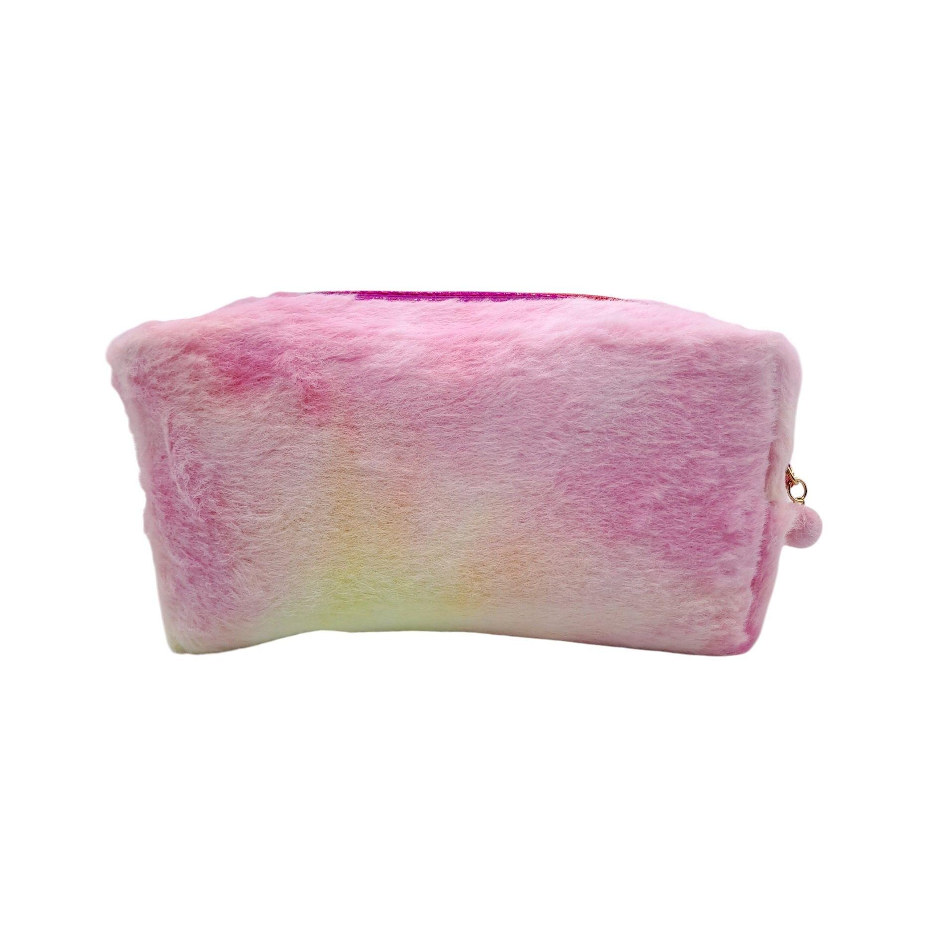 Estuche de Felpa para Lápices Diseño Capibara color Rosado-2