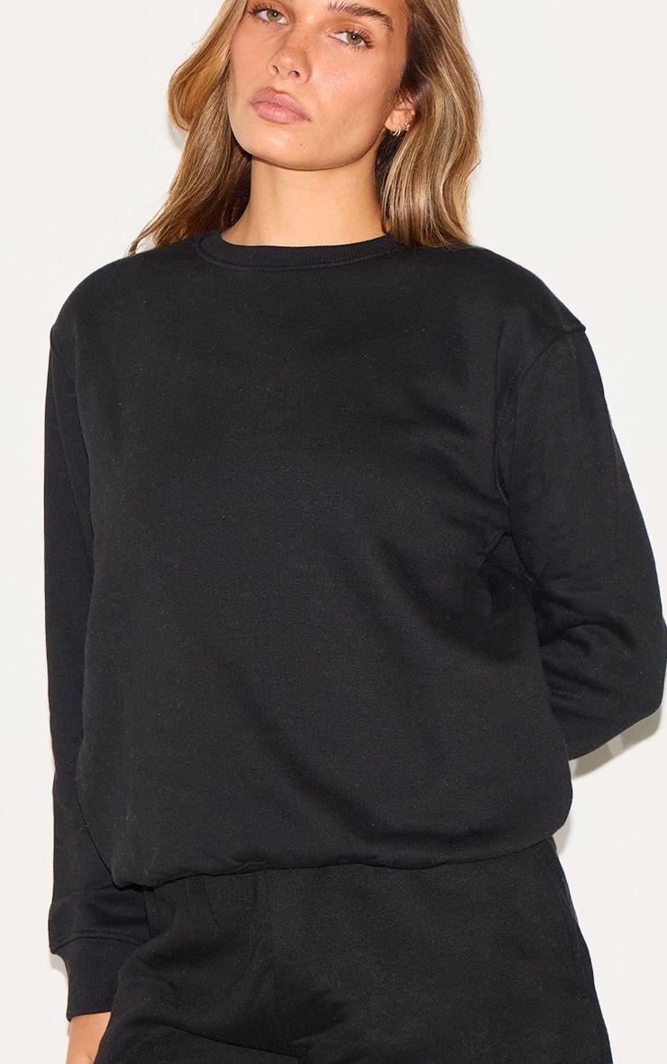 Polerón Negro Polo Mujer Algodón -2