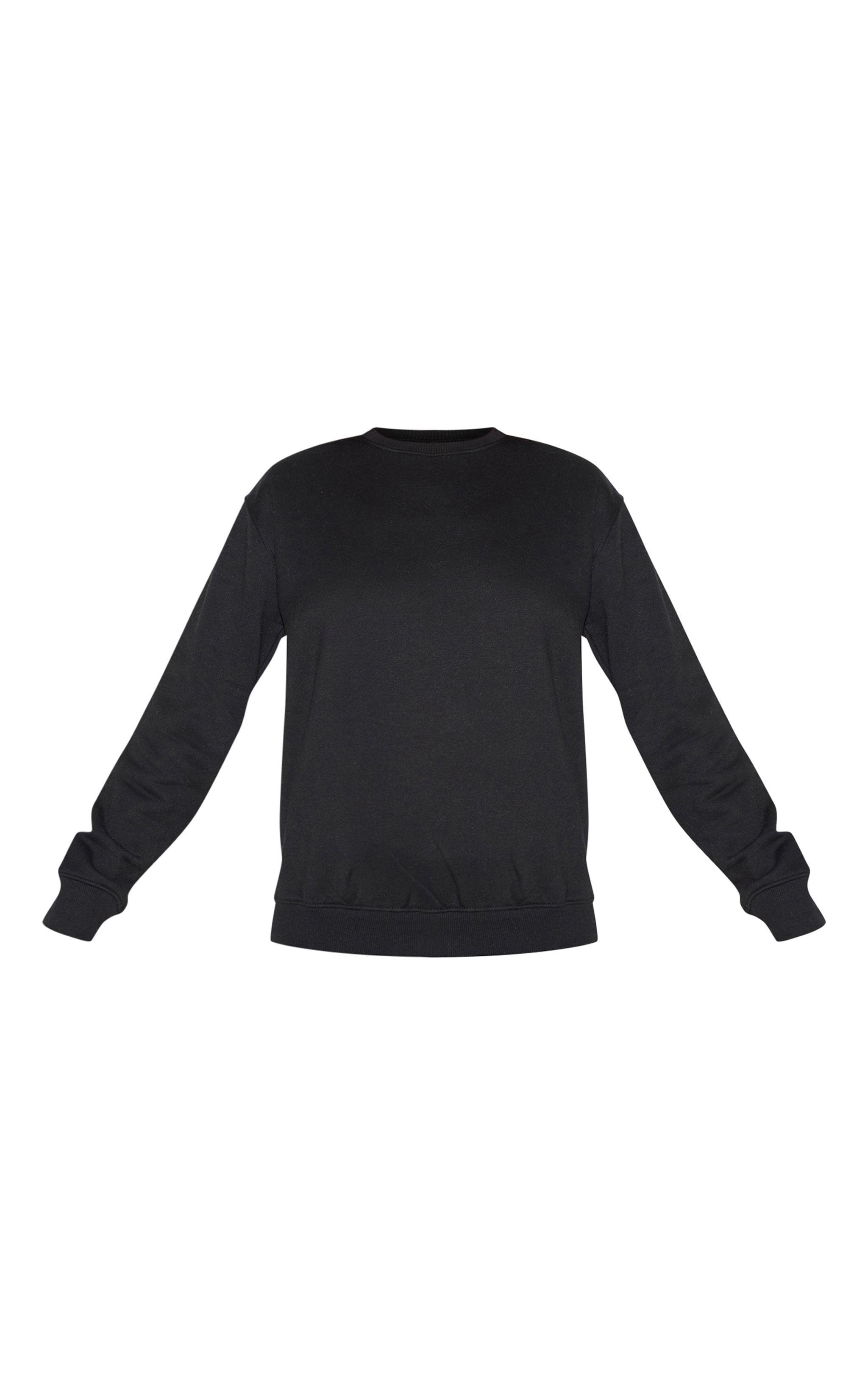 Polerón Negro Polo Mujer Algodón -3