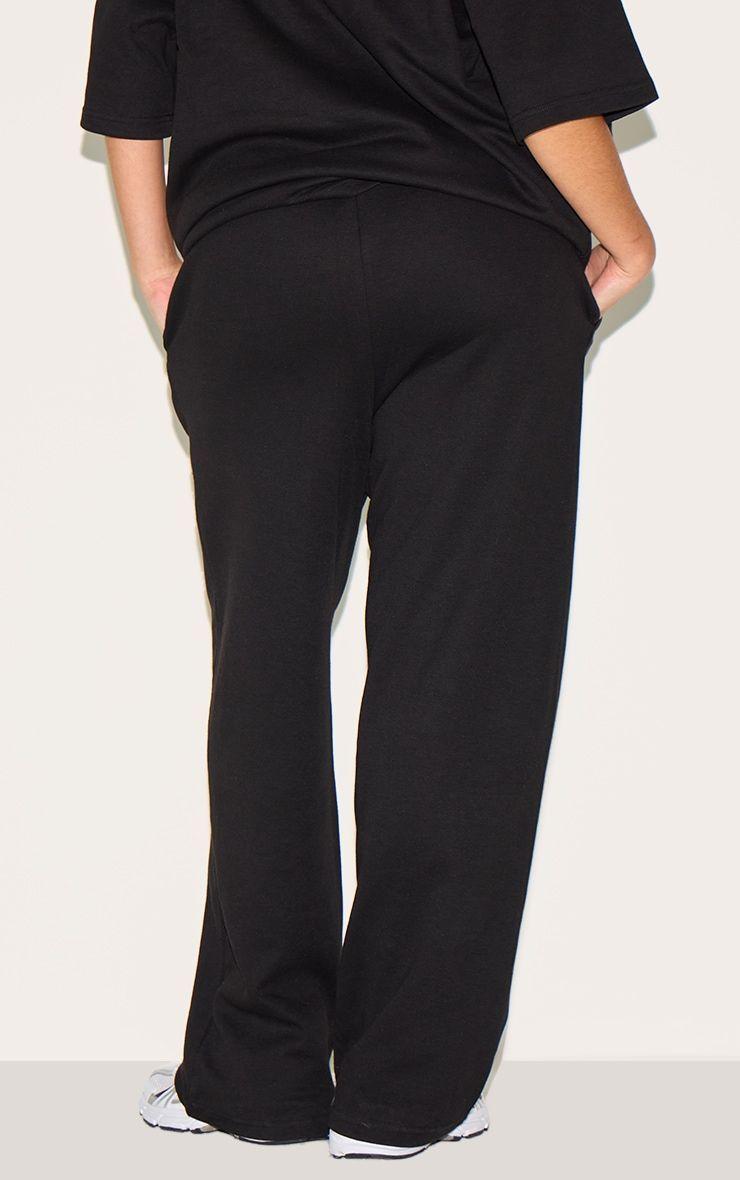 Pantalón Buzo Deportivo Negro Mujer Algodón -4