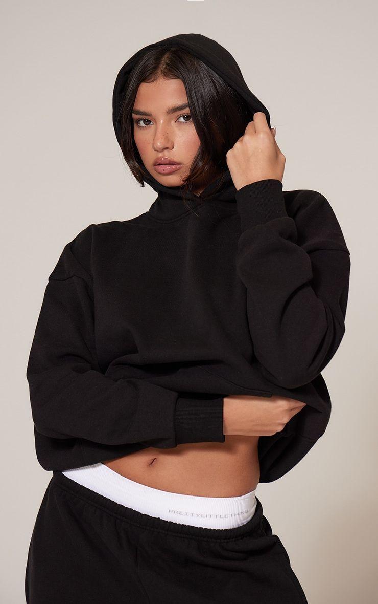 Conjunto Buzo Negro Pantalon & Polerón Mujer Algodon -3