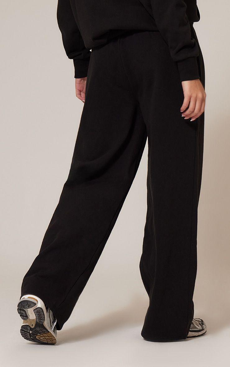 Conjunto Buzo Negro Pantalon & Polerón Mujer Algodon -6