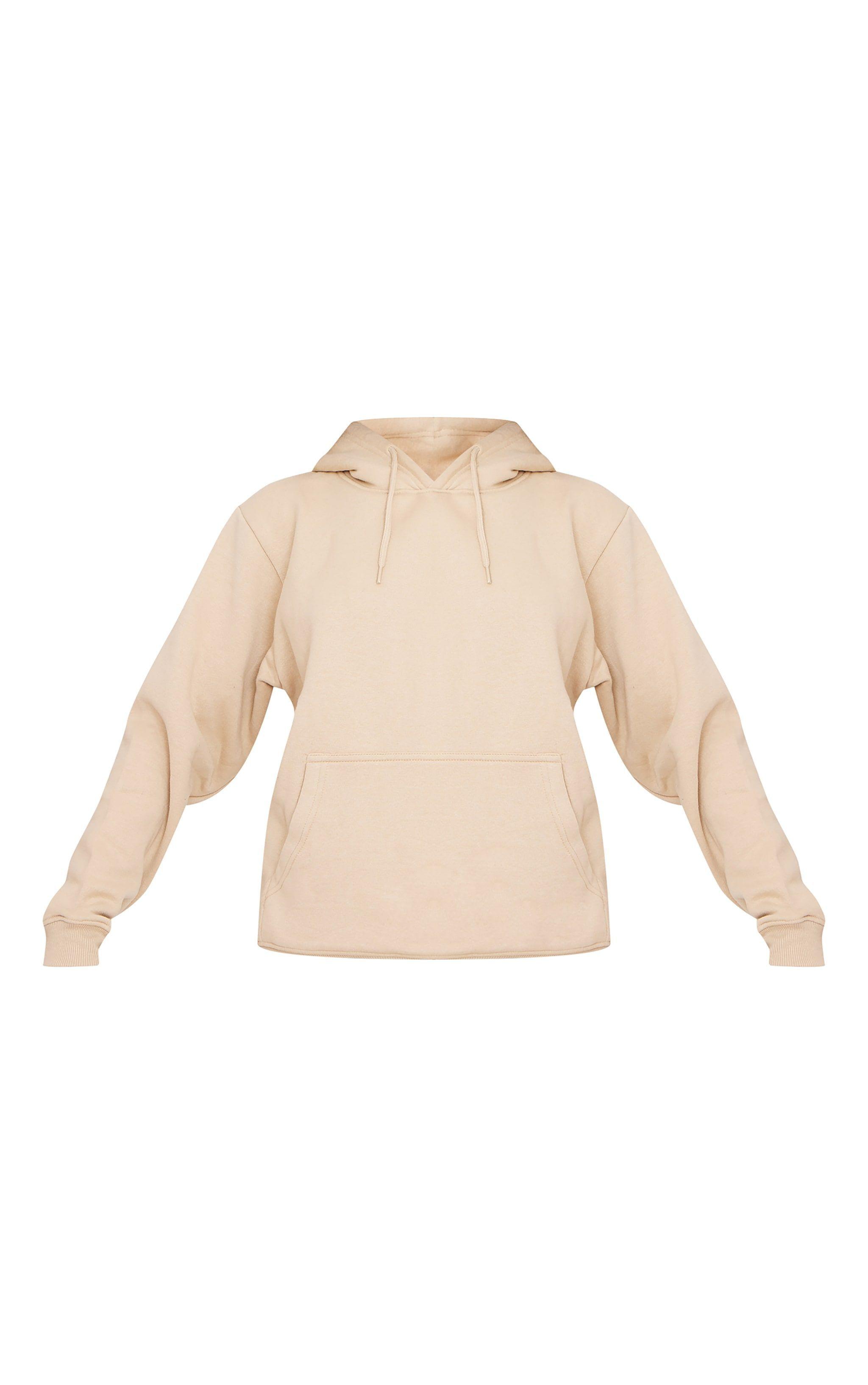 Polerón Beige Mujer con Capucha-2