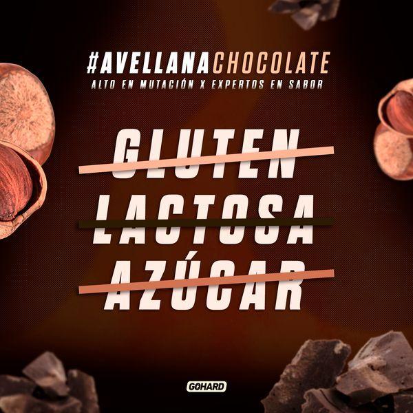 Proteína Vegetal Soya Gohard 1kg Sabor Avellana Chocolate-2